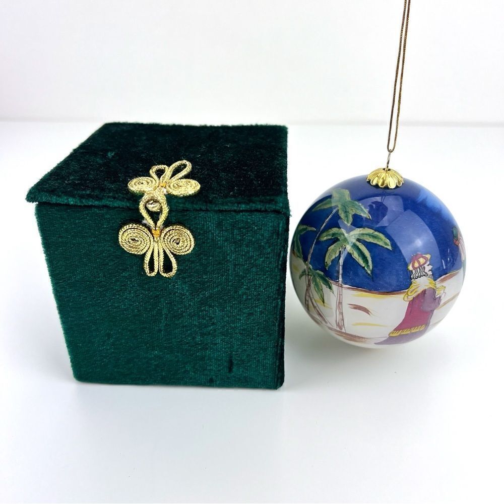 Pier One Christmas Ornament Li Bien Three Wise Men 1999